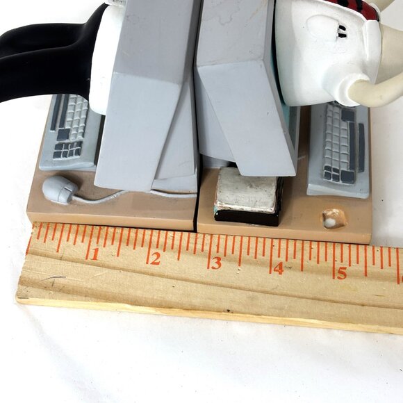 Rare Dilbert Computer Bookends 1990's FIGI Comic/Cartoon Spinning - Picture 14 of 15